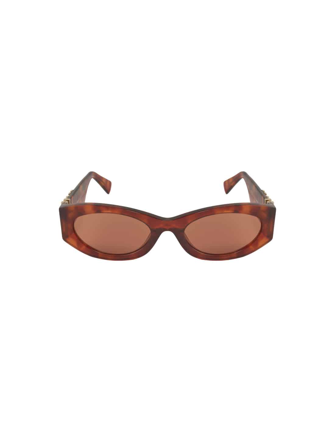 Lentes de sol MU 11WS 4BW-ZZ1 Oval Shape Brown Tortoise imagen 2