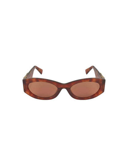 Lentes de sol MU 11WS 4BW-ZZ1 Oval Shape Brown Tortoise imagen 2