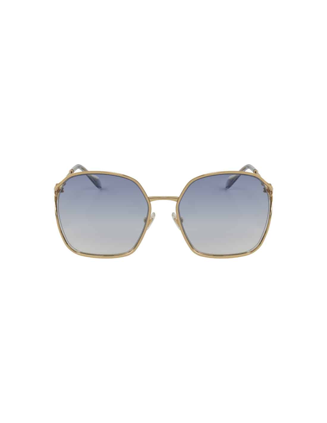 Lentes de sol MU 52WS ZVN-07S Square Shape Gray Silver - Imagen 2