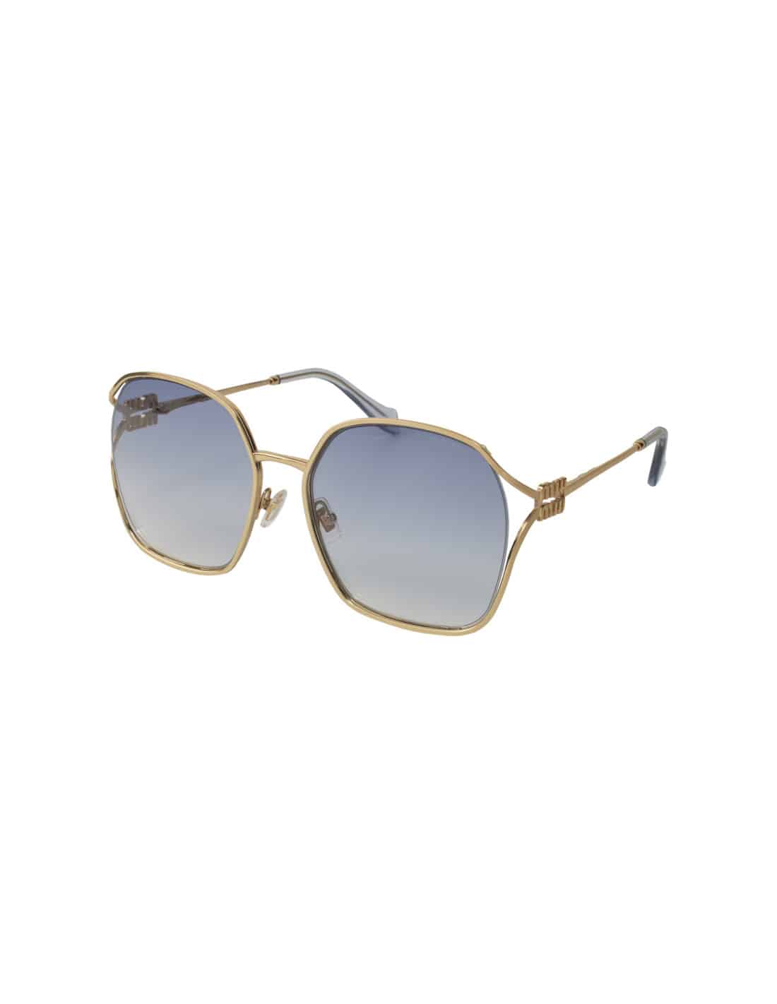 Lentes de sol MU 52WS ZVN-07S Square Shape Gray Silver