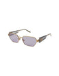 Lentes de sol MU 53WS ZVN-05S Square Shape Pale Gold Violet
