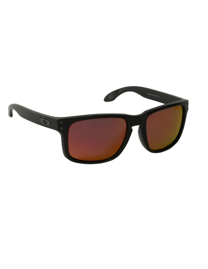 Lentes de sol OO9102 F155 Holbrook Polished Black Ruby Polarized