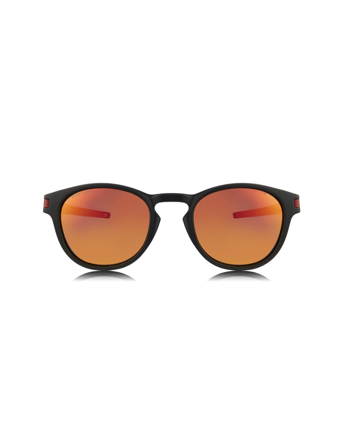 Lentes de sol OO9265 2953 LATCH Matte Black Round Prizm Ruby