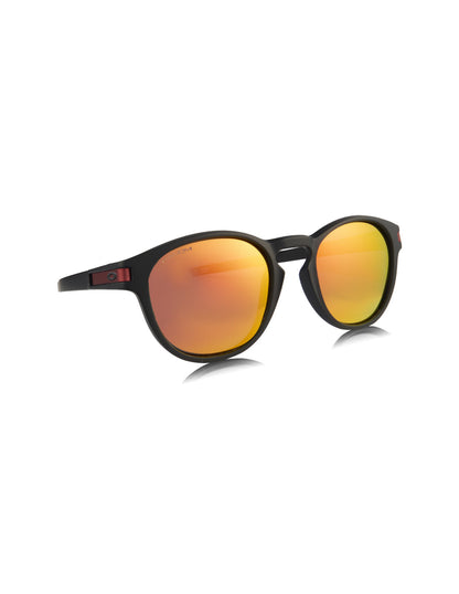 Lentes de sol OO9265 2953 LATCH Matte Black Round Prizm Ruby