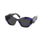 Lentes de sol SPR07Y 05V-5S0 Symbole Abstract Negro Morado