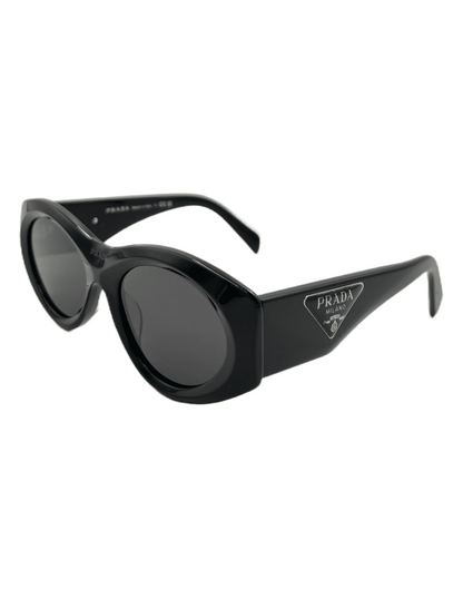 Lentes de sol PR 20ZS 1AB-5S0 Square Shape Negro Plata