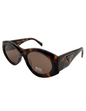 Lentes de sol PR 20ZS 2AU-06B Square Shape Cafe Carey