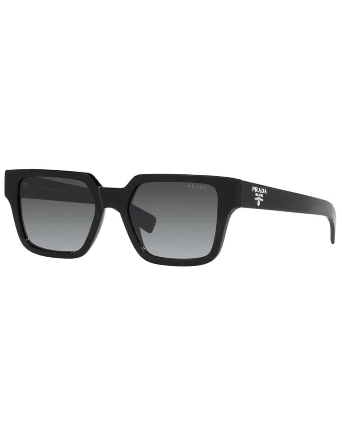 Lentes de sol SPR 03ZS 1AB-06T Square Shape Black Silver