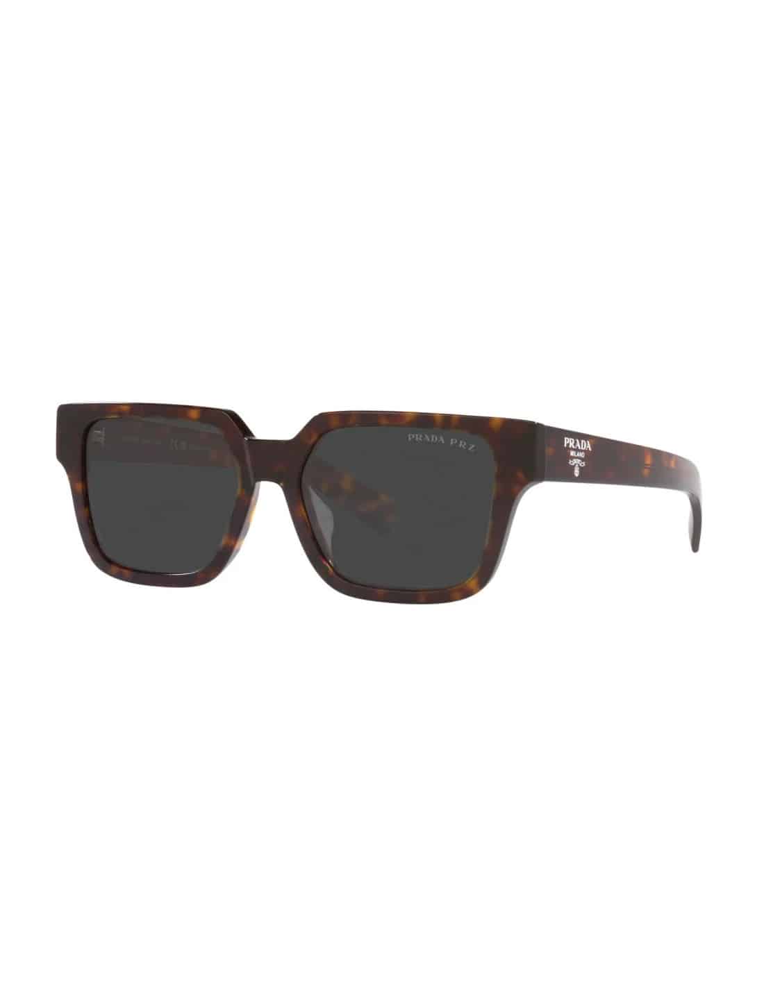 Lentes de sol SPR 03ZS 2AU-08G Square Shape Tortoise Polarized