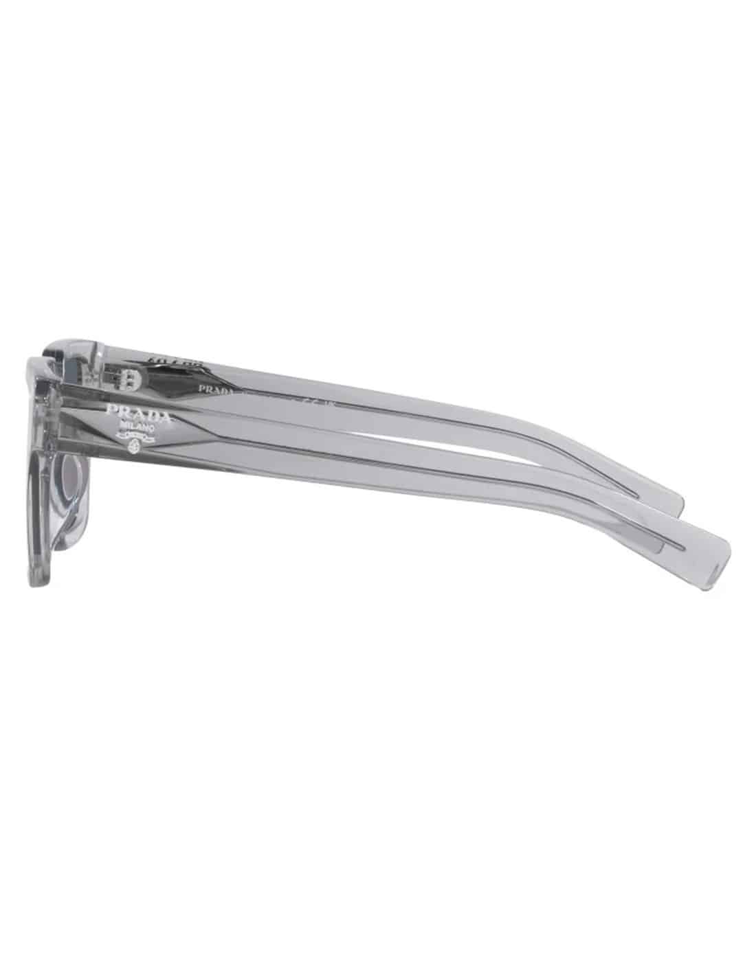 Lentes de sol SPR 03ZS U43-0A9 Square Shape Grey Transparent 3