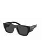 Lentes de sol SPR 10Z 1AB-5S0 Square Shape Black Silver
