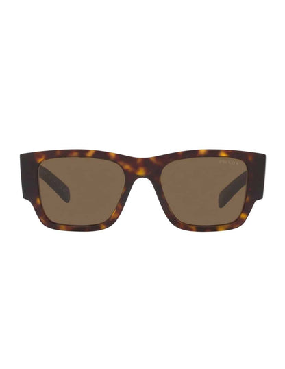 Lentes de sol SPR 10Z 2AU-06B Square Shape Gold Tortoise