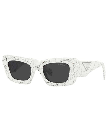 Lentes de sol SPR 13ZS 17D-5S0 Square Fashion White Marble