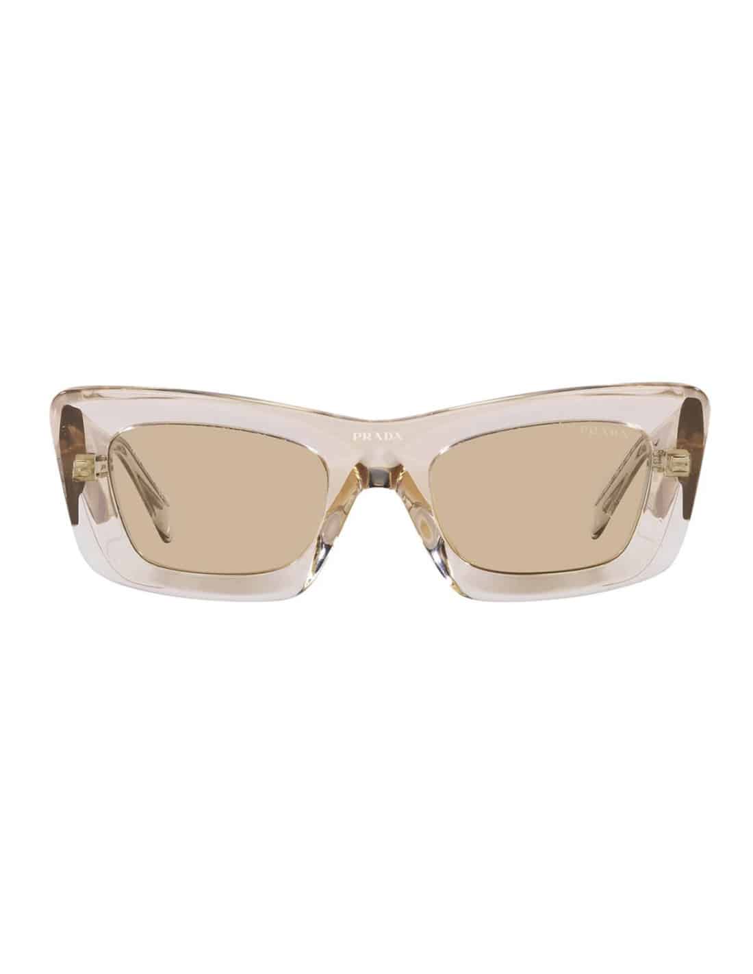 Lentes de sol SPR 13ZS 19M-4I2 Square Fashion Crystal Beige 2