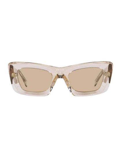 Lentes de sol SPR 13ZS 19M-4I2 Square Fashion Crystal Beige 2