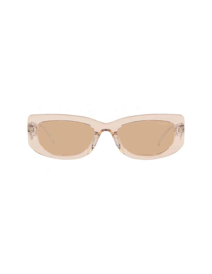 Lentes de sol SPR 14Y 19M-4I2 Symbole Rectangle Crystal Beige