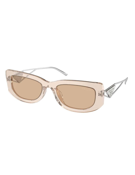Lentes de sol SPR 14Y 19M-4I2 Symbole Rectangle Crystal Beige