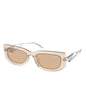 Lentes de sol SPR 14Y 19M-4I2 Symbole Rectangle Crystal Beige