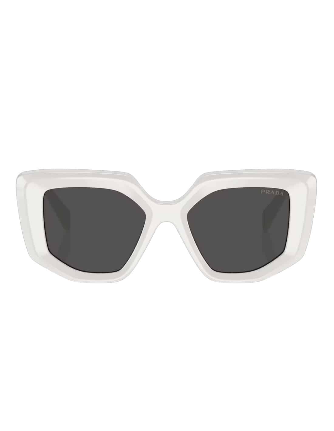 Lentes de sol SPR 14Z 142-5S0 Butterfly Shape Blanco Gris