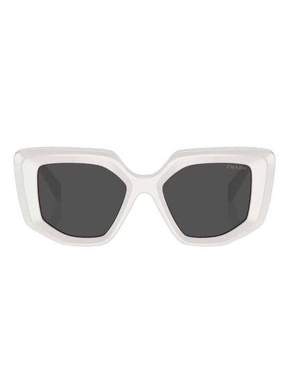 Lentes de sol SPR 14Z 142-5S0 Butterfly Shape Blanco Gris