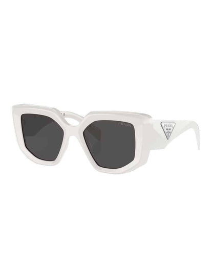 Lentes de sol SPR 14Z 142-5S0 Butterfly Shape Blanco Gris