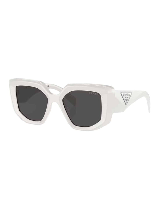 Lentes de sol SPR 14Z 142-5S0 Butterfly Shape Blanco Gris