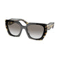 Lentes de sol SPR15W 389-0A7 Rectangle Shape Carey Negro