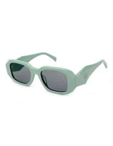 Lentes de sol SPR17W BRU-9K1 Symbole Rectangle Azul Verde