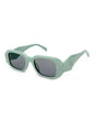 Lentes de sol SPR17W BRU-9K1 Symbole Rectangle Azul Verde
