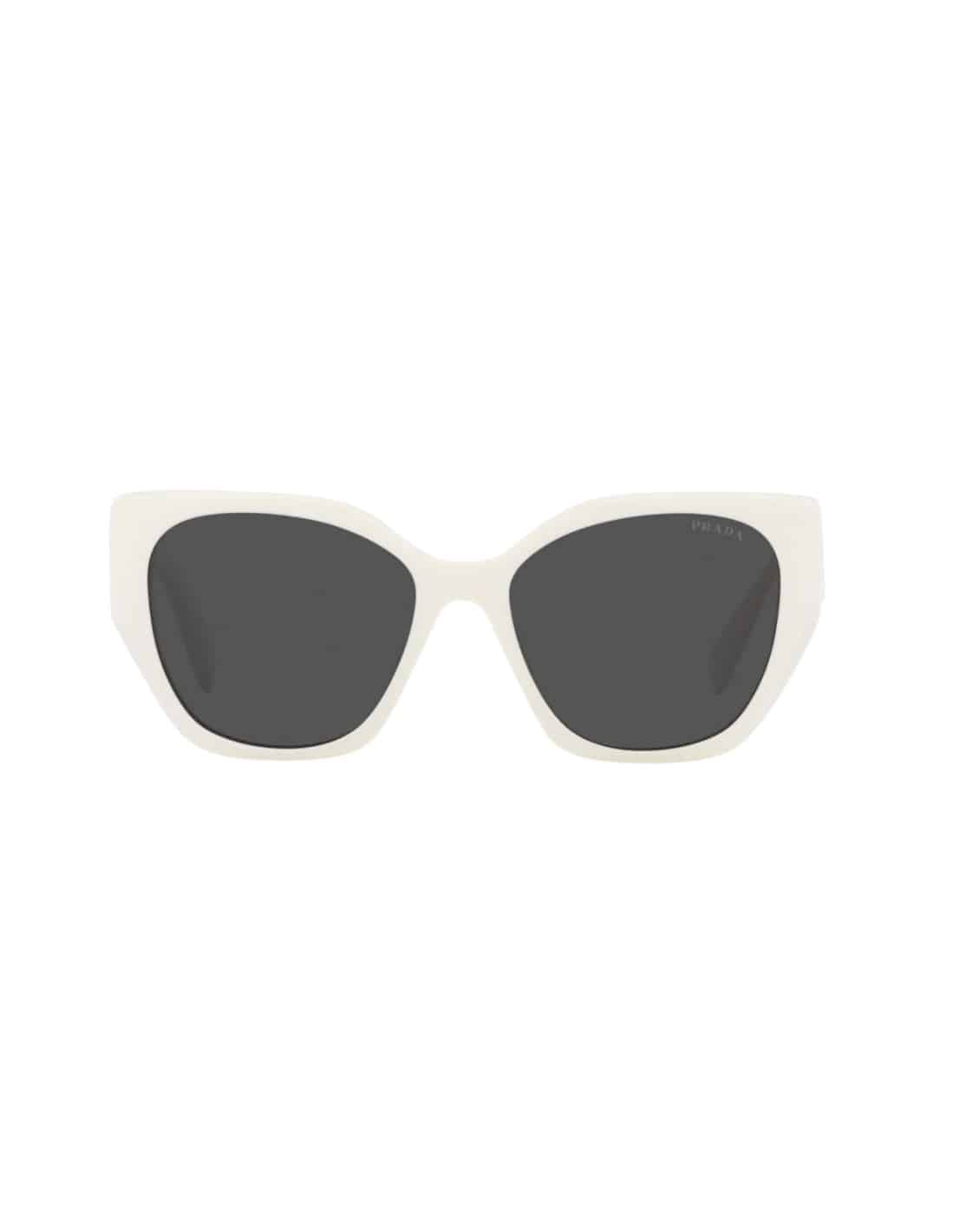 Lentes de sol SPR 19Z 142-5S0 Square Shape Blanco Gris Degradado