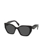 Lentes de sol SPR 19Z 1AB-5S0 Square Shape Negro Plata