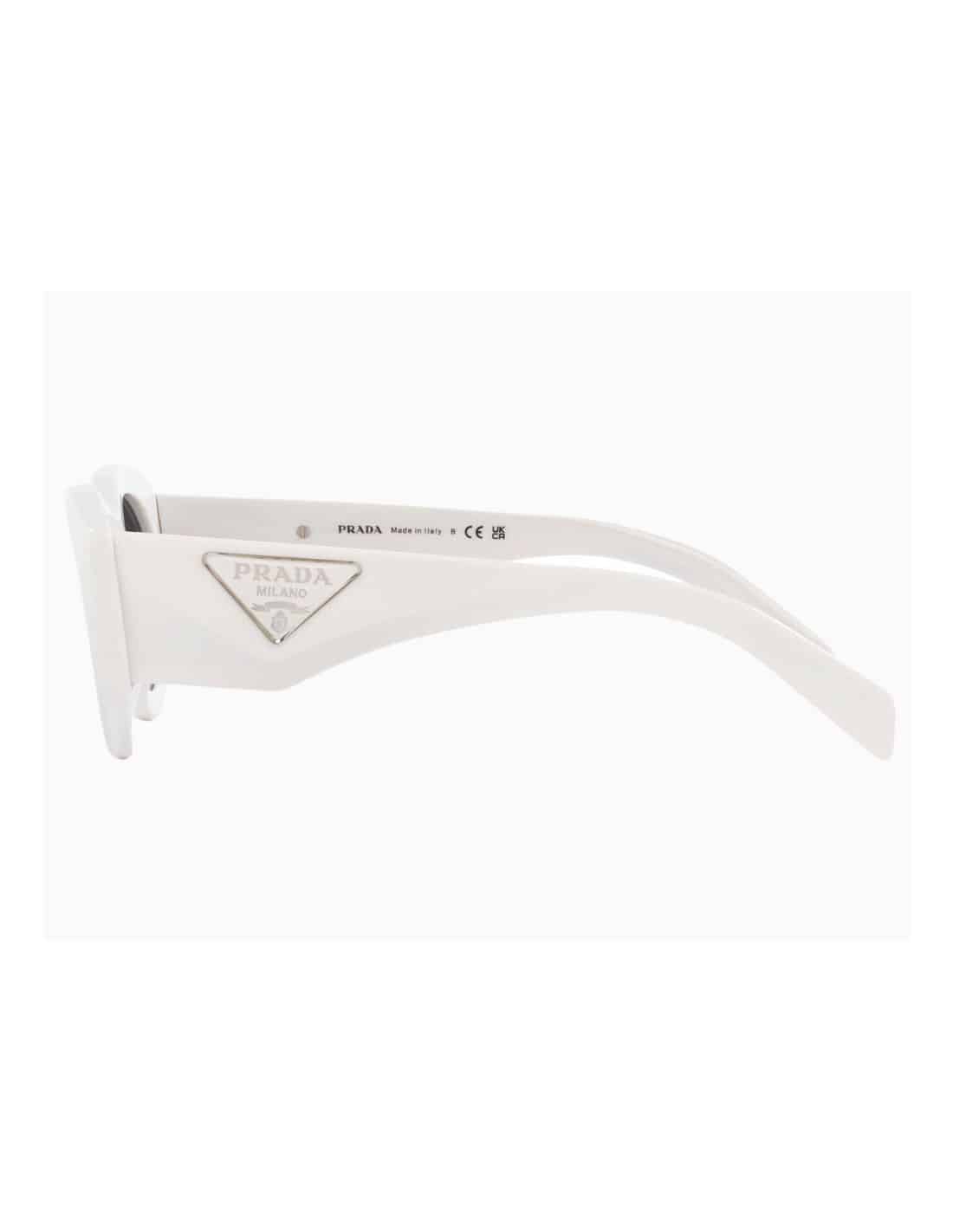Lentes de sol SPR 20Z 142-5S0 Oval Shape Blanco Gris