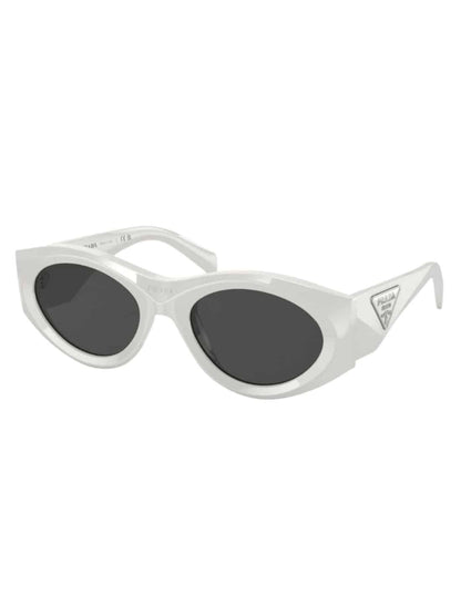 Lentes de sol SPR 20Z 142-5S0 Oval Shape Blanco Gris