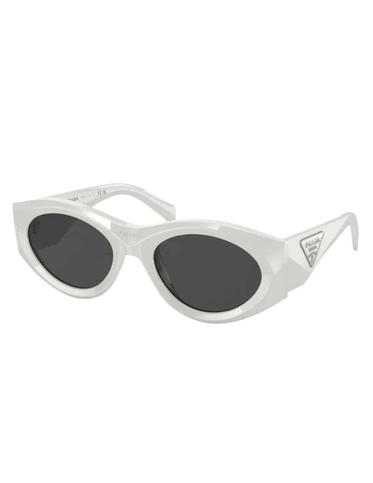 Lentes de sol SPR 20Z 142-5S0 Oval Shape Blanco Gris