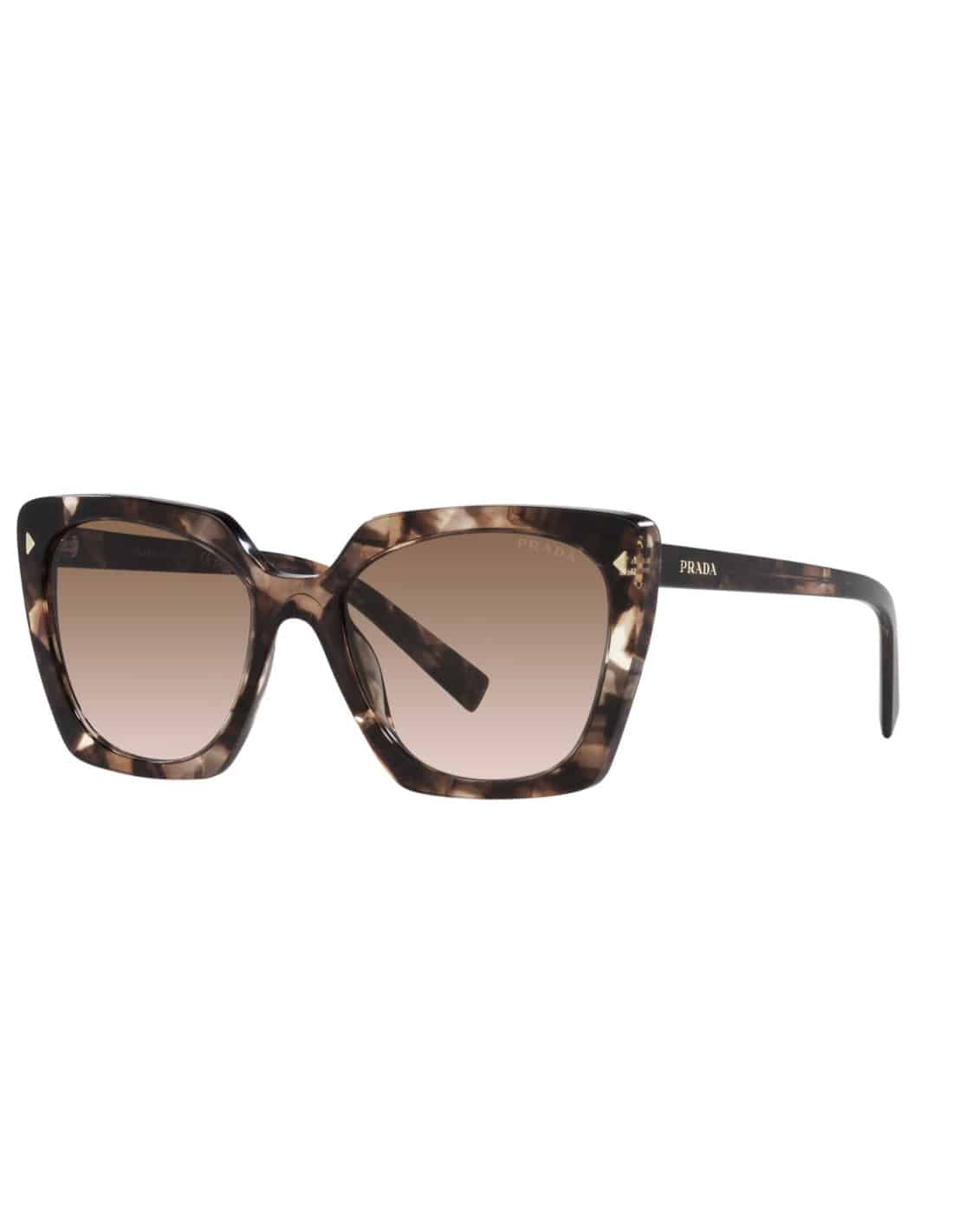Lentes de sol SPR 23ZS 07R-0A6 Square Shape Tortoise Gradient