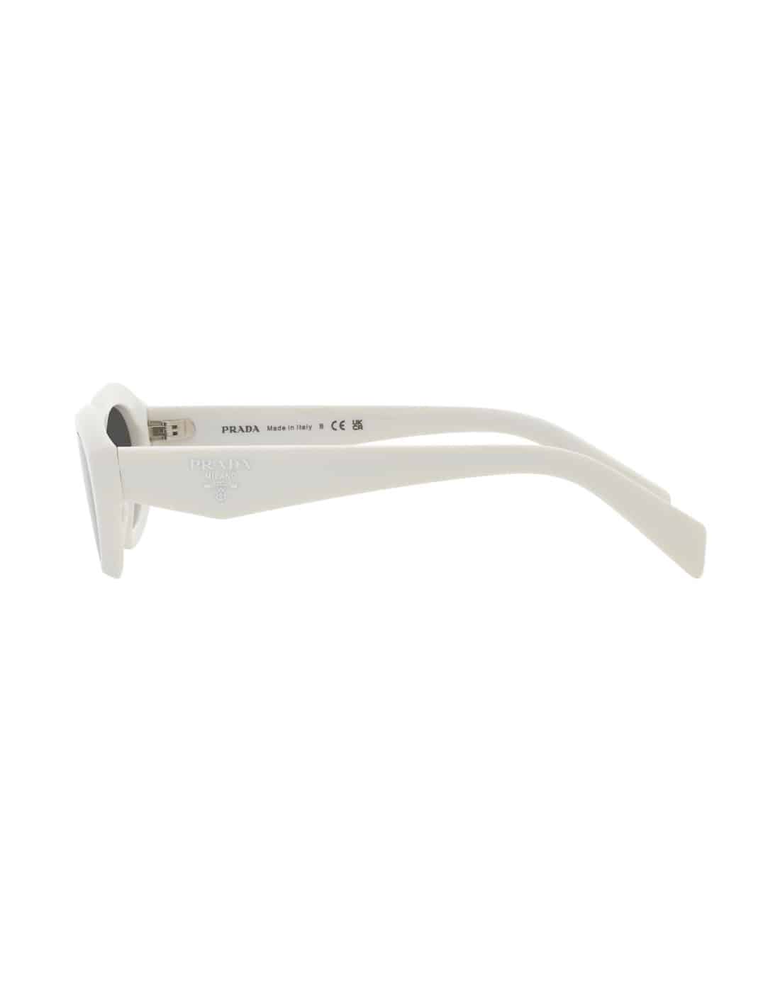 Lentes de sol SPR 26Z-F 17K-08Z Symbole Square Shape White Silver