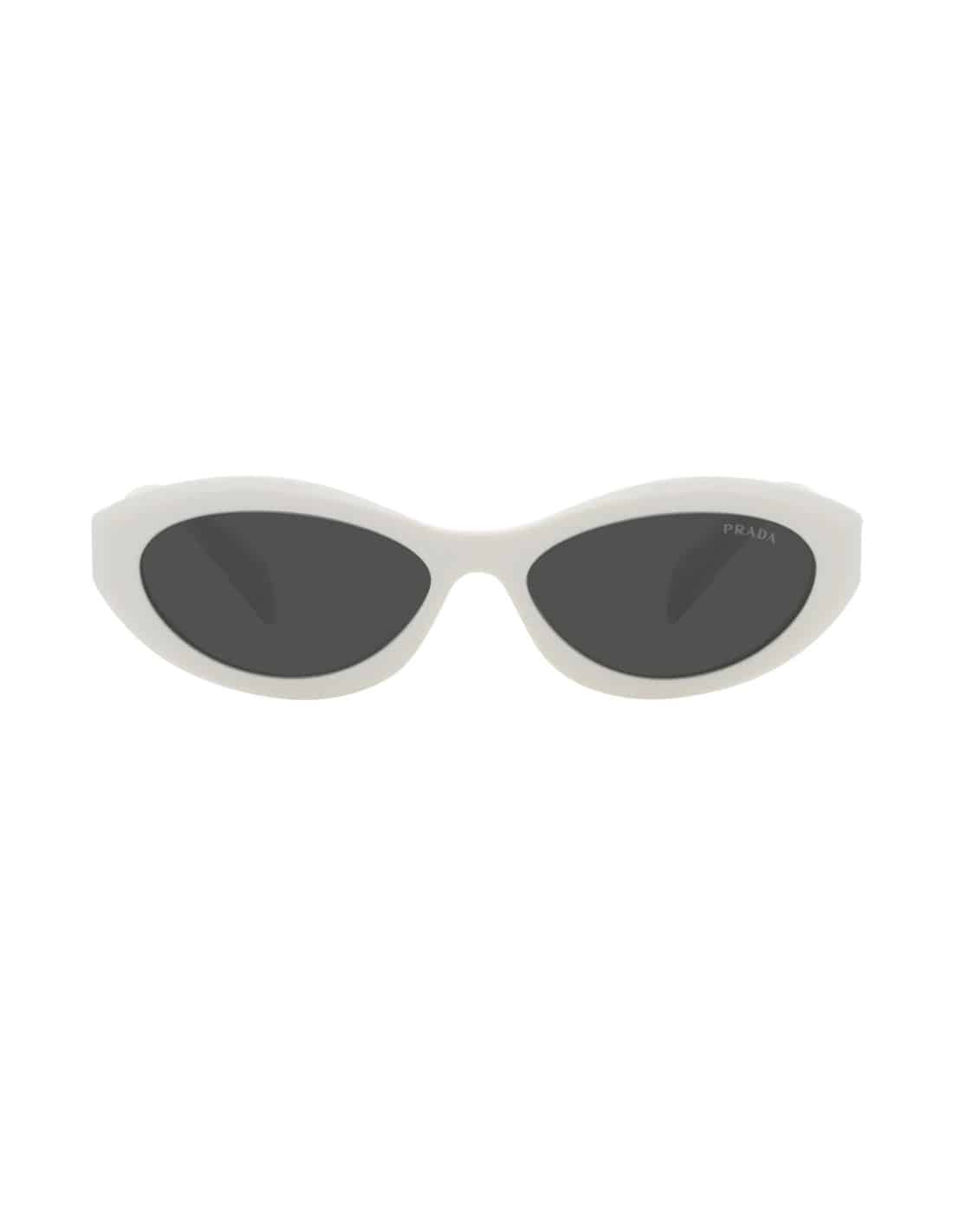 Lentes de sol SPR 26Z-F 17K-08Z Symbole Square Shape White Silver
