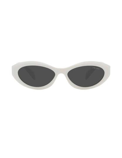 Lentes de sol SPR 26Z-F 17K-08Z Symbole Square Shape White Silver