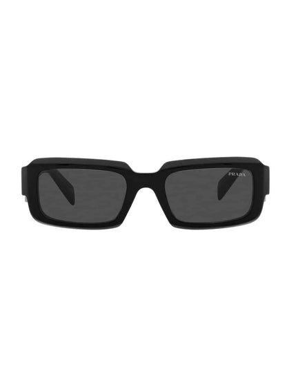 Lentes de sol SPR 27ZS 16K-08Z Square Shape Black Silver