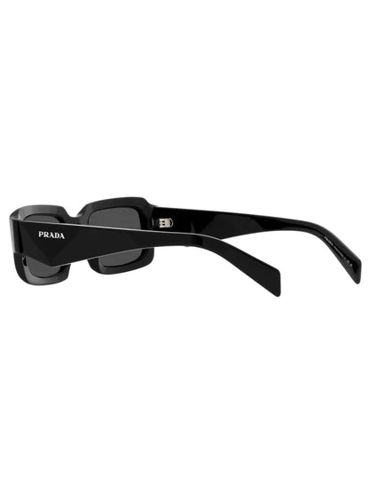 Lentes de sol SPR 27ZS 16K-08Z Square Shape Black Silver