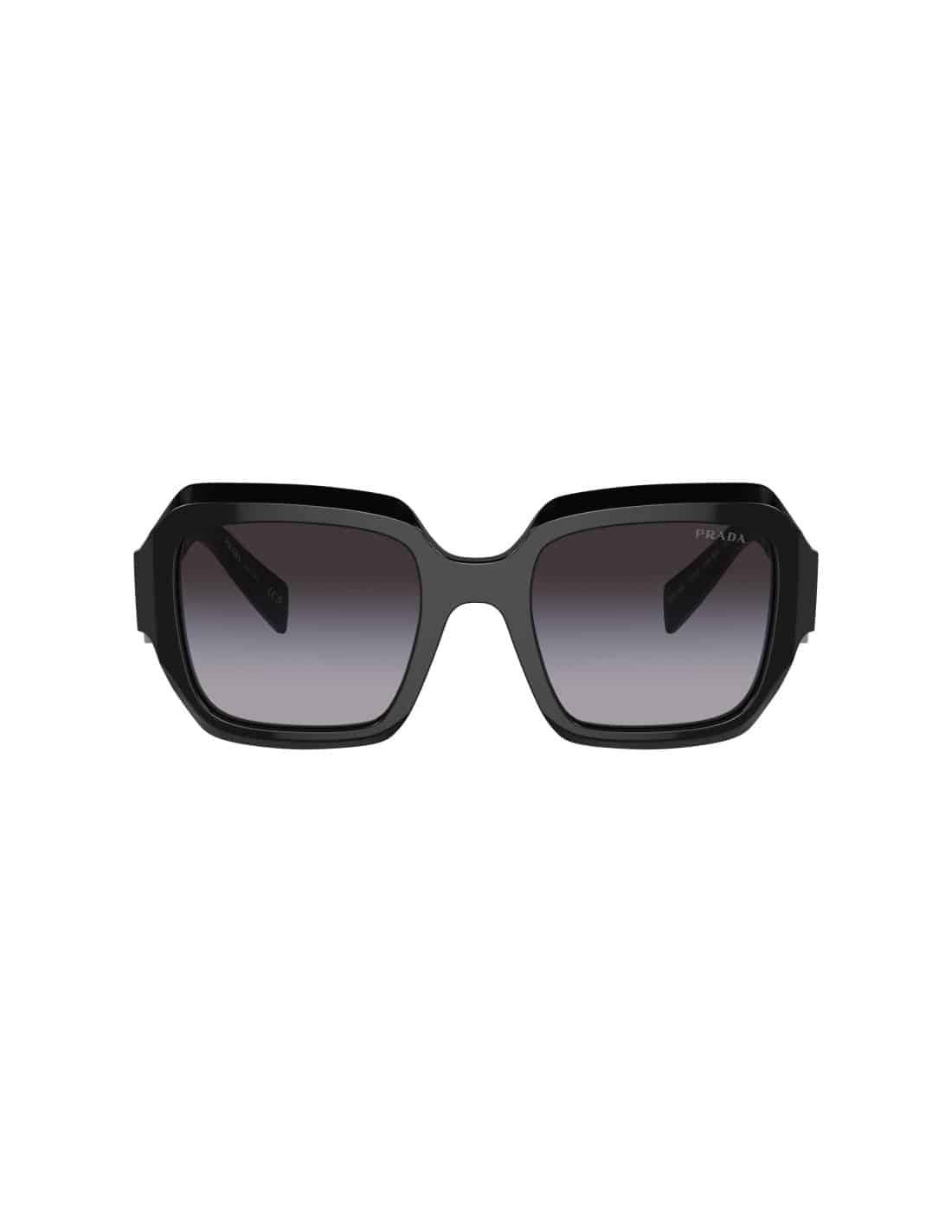 Lentes de sol SPR 28ZS 16K-09A Square Shape Black Silver