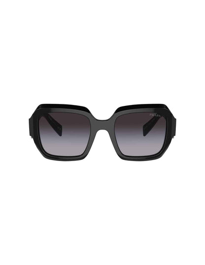 Lentes de sol SPR 28ZS 16K-09A Square Shape Black Silver