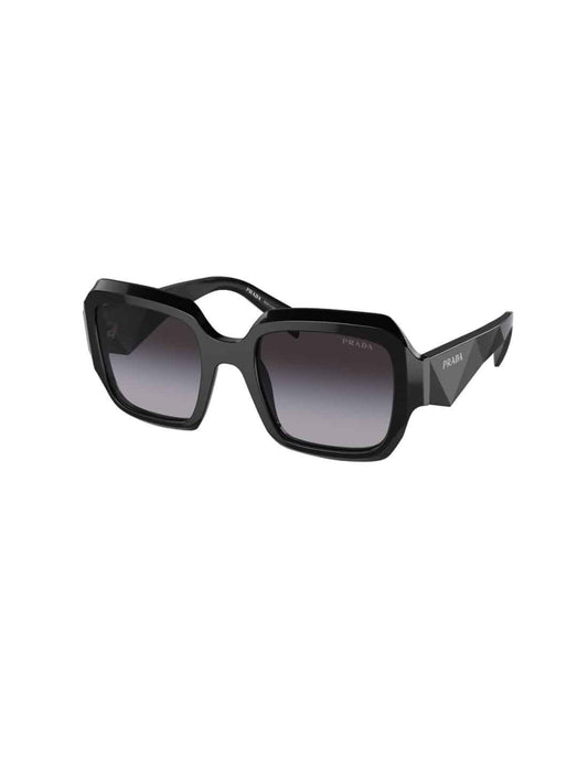 Lentes de sol SPR 28ZS 16K-09A Square Shape Black Silver