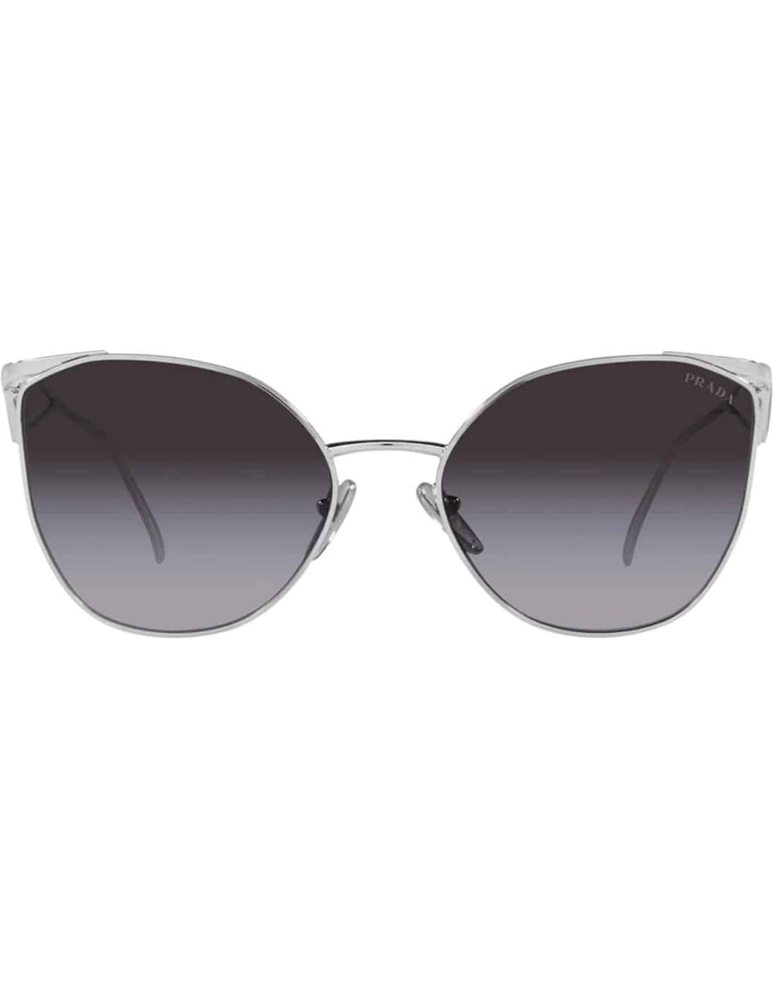Lentes de sol SPR 50ZS 1BC-09S Irregular Sunglasses Silver Gray Gradient