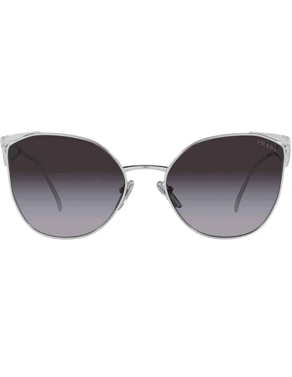 Lentes de sol SPR 50ZS 1BC-09S Irregular Sunglasses Silver Gray Gradient