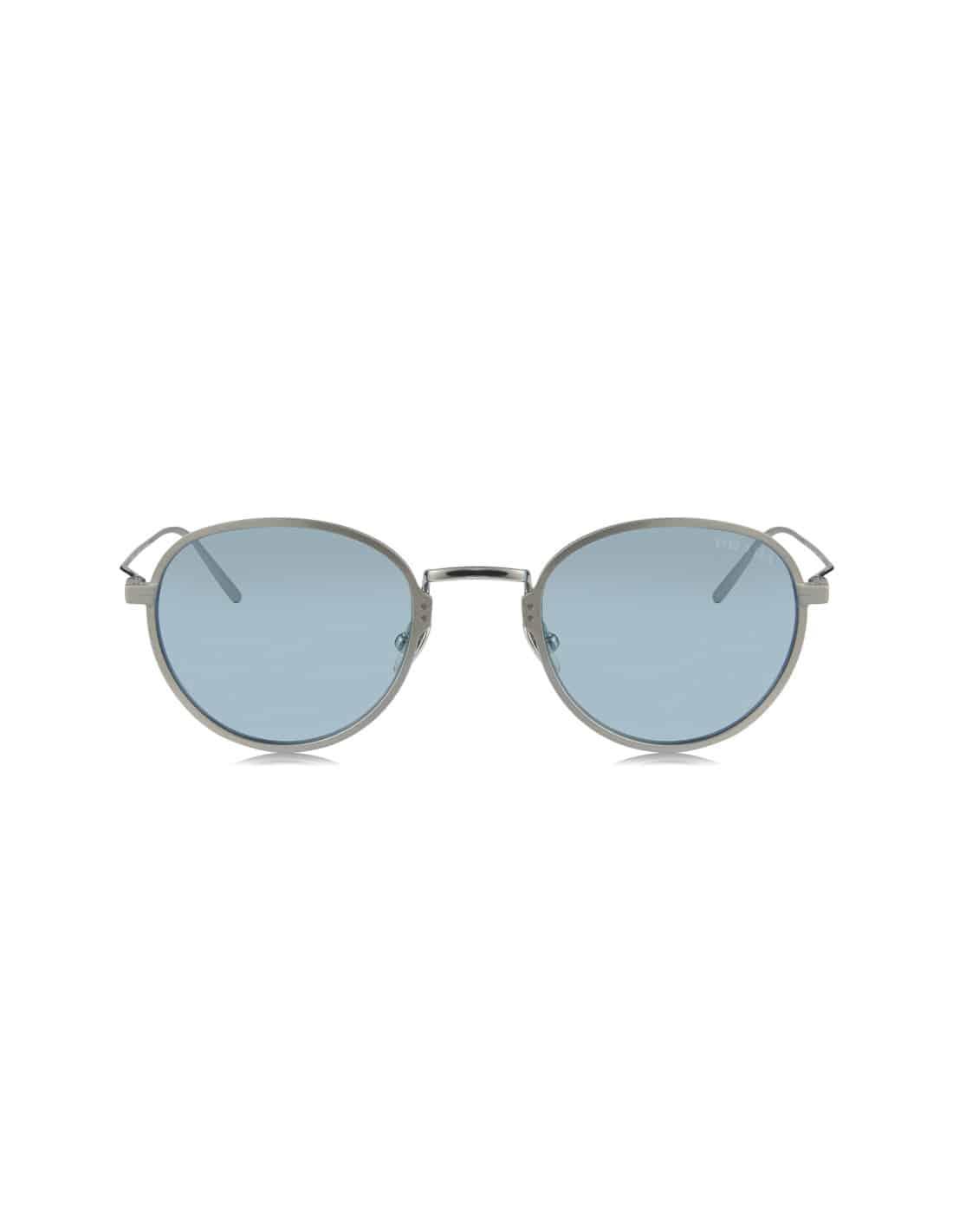 Lentes de sol SPR 53WS 05Q-051 Round Titanium Satin Blue 2
