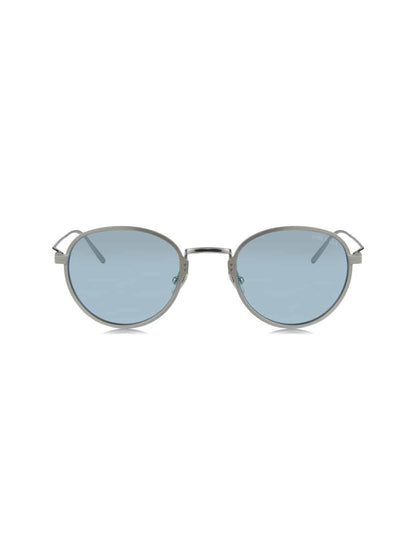 Lentes de sol SPR 53WS 05Q-051 Round Titanium Satin Blue 2