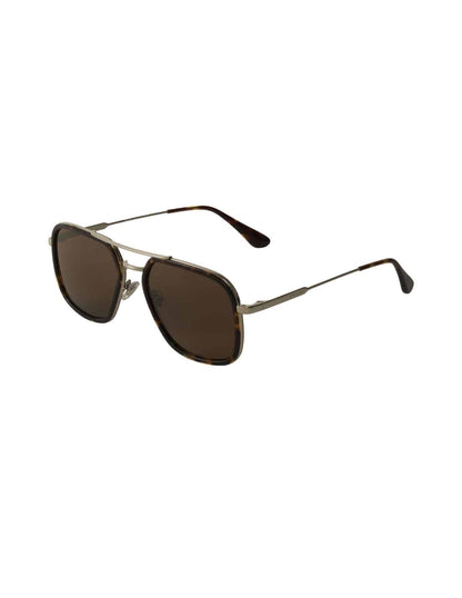 Lentes de sol SPR 57XS 01A-8C1 Aviator Square Coffe Tortoise