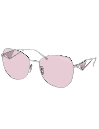 Lentes de sol SPR 57YS 1BC-06R Butterfly Shape Pink Silver