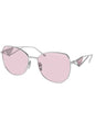 Lentes de sol SPR 57YS 1BC-06R Butterfly Shape Pink Silver